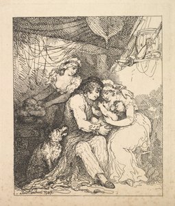 船員家族、1787年。 作： Thomas Rowlandson