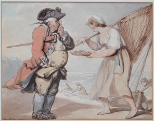 エビ、サー？、1799 作： Thomas Rowlandson
