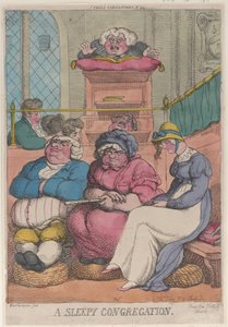眠そうな会衆、1811 年 2 月 12 日、1811 年 2 月 12 日。