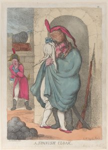 スペインのマント、1812 年 3 月 2 日、1812 年 3 月 2 日。 作： Thomas Rowlandson
