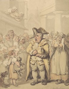 タウンクライヤー 作： Thomas Rowlandson