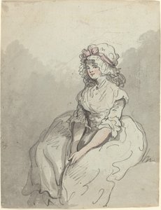若い英国の美しさ 作： Thomas Rowlandson