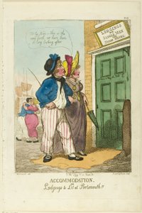 宿泊施設、またはポーツマスに宿泊する宿泊施設 作： Thomas Rowlandson