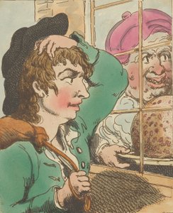 賞賛、1800年、1800年。 作： Thomas Rowlandson