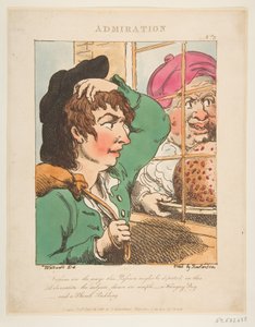 1800年1月20日、ルブラントラヴェスト賞賛、または情熱の似顔絵。