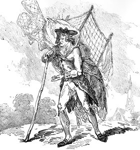 エルボーズまたはThe Itinerant Aeronaut、1786に出航するエアロステーション 作： Thomas Rowlandson