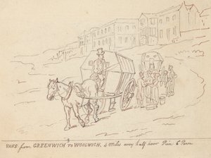 アルバムの描画 作： Thomas Rowlandson