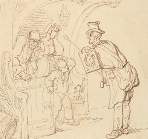 アルバムの描画 作： Thomas Rowlandson