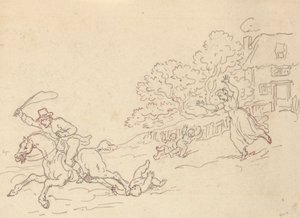 アルバムの描画 作： Thomas Rowlandson