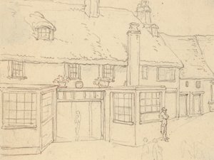 アルバムの描画 作： Thomas Rowlandson