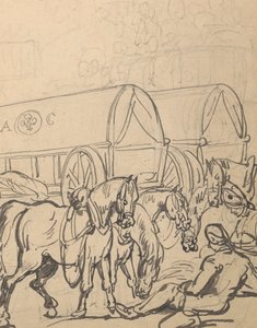 アルバムの描画 作： Thomas Rowlandson