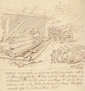 アルバムのイラスト 作： Thomas Rowlandson