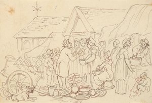 アルバムのイラスト 作： Thomas Rowlandson