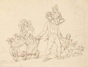 アルバムのイラスト 作： Thomas Rowlandson