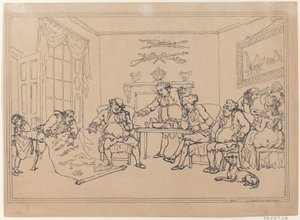 陸軍、1787 年 11 月 5 日、1787 年 11 月 5 日。 作： Thomas Rowlandson