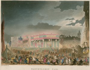 バーソロミューフェア 作： Thomas Rowlandson