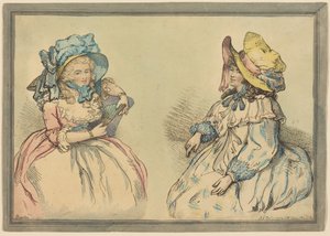美女たち 作： Thomas Rowlandson