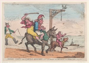 1814 年 4 月 12 日。 作： Thomas Rowlandson