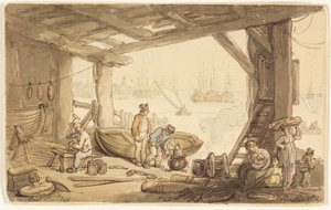 ボートビルダー 作： Thomas Rowlandson