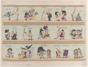 部屋の境界線、エクストラバガンザ プレート 1、1799 年 3 月 28 日、1799 年 3 月 28 日。