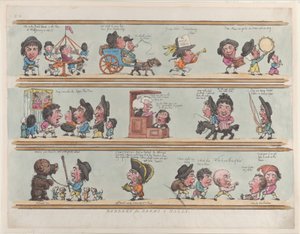 部屋とホールの境界線、プレート 8、1799 年 6 月 20 日、1799 年 6 月 20 日。 作： Thomas Rowlandson