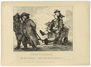 ボズウェルのヘブリディーズ紀行：扉絵 作： Thomas Rowlandson