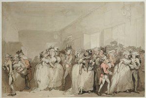 ボックスボビーラウンジャー、1785年 作： Thomas Rowlandson