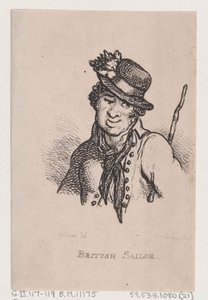 イギリスの水夫、1808 年 4 月、1808 年 4 月。 作： Thomas Rowlandson