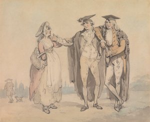 最初の頭のバックス 作： Thomas Rowlandson