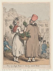 My Moss Roses、または Dainty Sweet briar、1811 年、1811 年を購入します。 作： Thomas Rowlandson