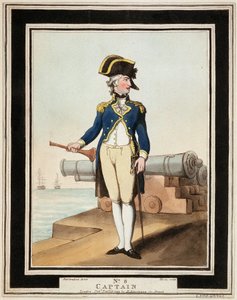 18世紀英国海軍大尉 作： Thomas Rowlandson