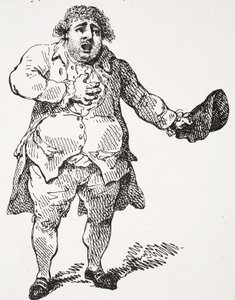 チャールズジェームズフォックス、デモステネス、「ハッチンソンのイギリス国民の物語」、1923年頃 作： Thomas Rowlandson