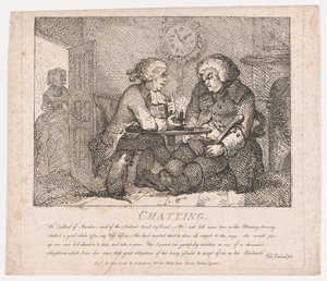 ボズウェルの絵のように美しい美女のチャット、パート 1、1786 年 5 月 30 日、1786 年 5 月 30 日。 作： Thomas Rowlandson