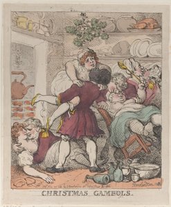 クリスマス・ガンボール、1812年11月30日、1812年11月30日。 作： Thomas Rowlandson