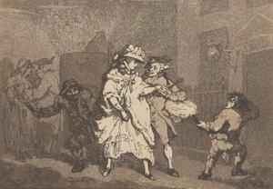 礼儀正しさ、1787年、1787年。 作： Thomas Rowlandson