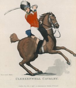 クラーケンウェル騎兵隊 作： Thomas Rowlandson
