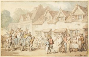 コーチ交代馬 作： Thomas Rowlandson
