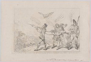 【大佐 1784 年 12 月 10 日. 作： Thomas Rowlandson