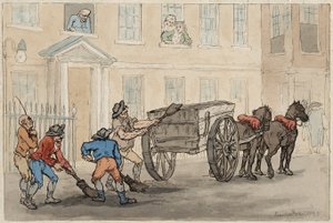 し尿を集める、パブ。 1788年