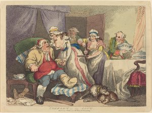 痛風の快適さ 作： Thomas Rowlandson