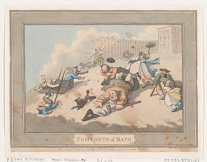 Comforts of Bath、プレート 12、1798 年 1 月 6 日、1798 年 1 月 6 日。