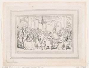 Comforts of Bath、プレート 2、1798 年 1 月 6 日、1798 年 1 月 6 日。 作： Thomas Rowlandson