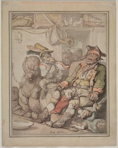 比較解剖学研究、c。 1810-1820。 作： Thomas Rowlandson
