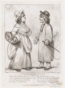 カントリー・ラバーズ、1798 年 3 月 15 日、1798 年 3 月 15 日。 作： Thomas Rowlandson