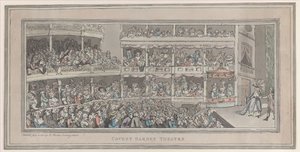 コベント ガーデン劇場、1786 年 7 月 20 日、1786 年 7 月 20 日。 作： Thomas Rowlandson