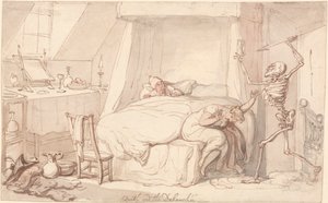 死と放蕩者 作： Thomas Rowlandson