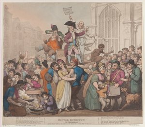 ボセラム博士、モンテバンク、1800 年 3 月 6 日、1800 年 3 月 6 日。 作： Thomas Rowlandson