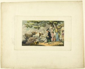 Doctor Syntax ドクター シンタックス ツアー オブ ドクター シンタックスより 自然の後に描く 作： Thomas Rowlandson