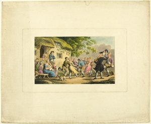 Doctor Syntax Rural Sport、The Tour of Doctor Syntax より 作： Thomas Rowlandson