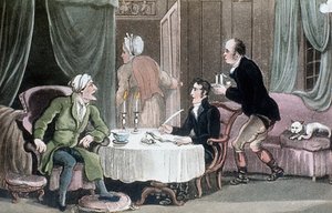 ドクターシンタックス、彼の意思、c1816 作： Thomas Rowlandson